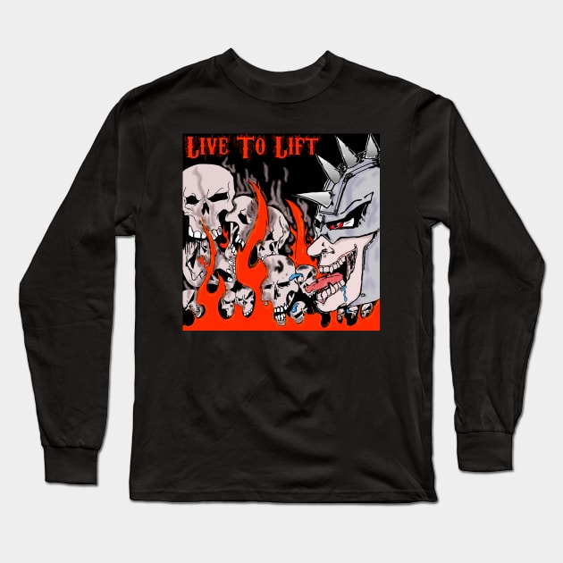 Warrior Long Sleeve T-Shirt by Live To Lift